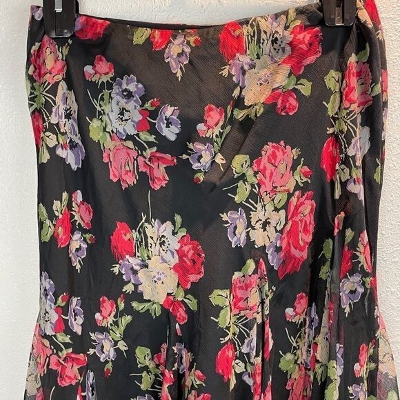 NWT Lauren Ralph Lauren Floral Skirt Size M - Picture 2 of 5